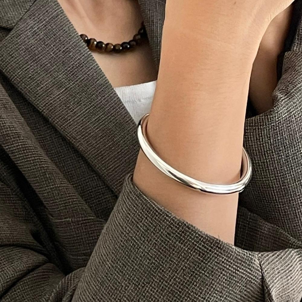 Retrofinger Silver925 Hollow Bangle #Sb360