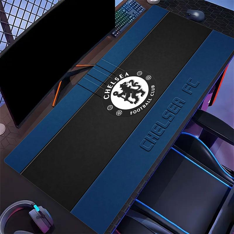 Chelsea Mouse Pad, Large Gaming Desk Mat, Non-slip XXL Mousepad for Laptop & Tablet, Mini PC Playmat with Stitched Edges