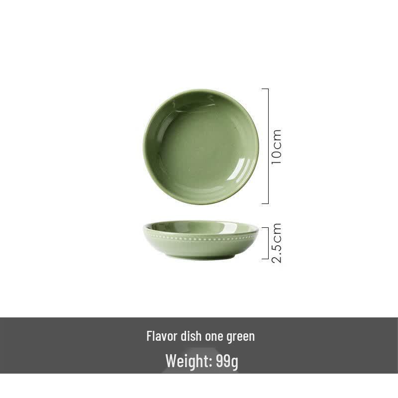 WUHE Nordic Ceramic Plate & Bowl Set