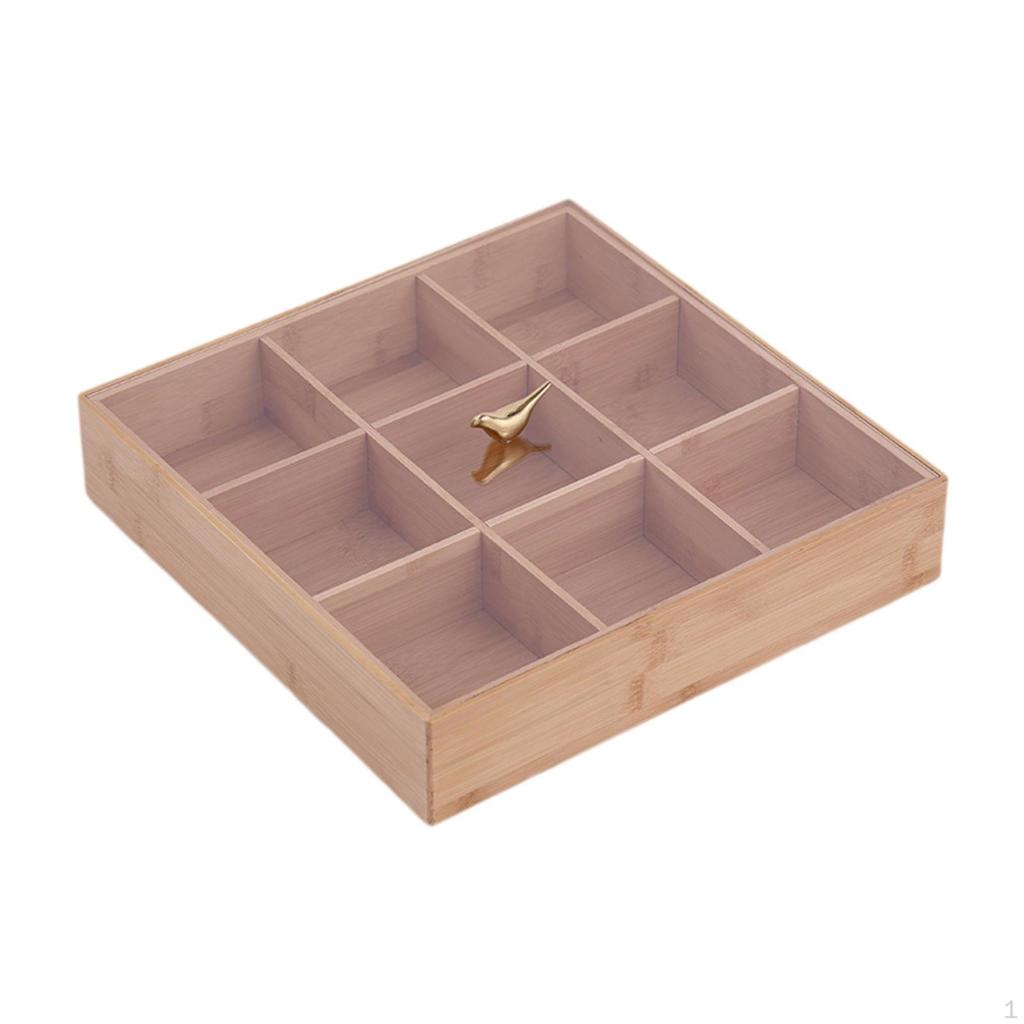 Deluxe Wooden Snack Tray Assortment