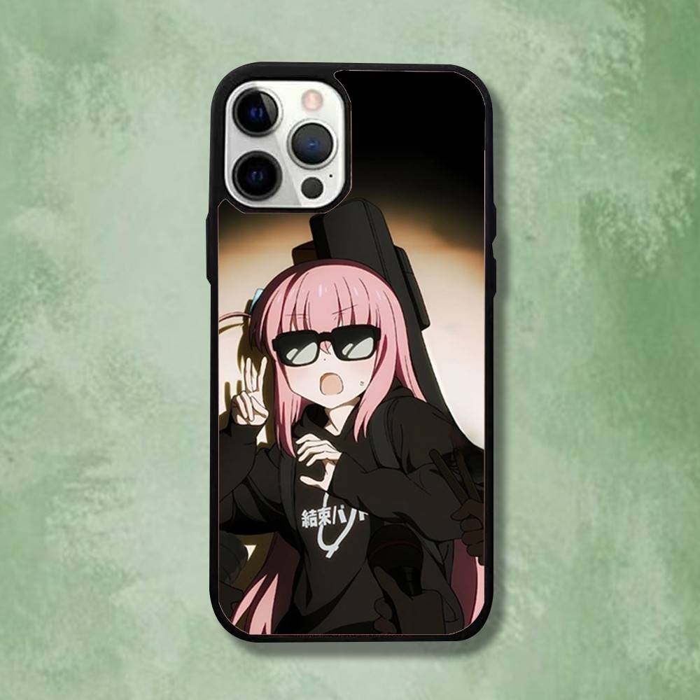 Anime B-Bocchis The Rocks Handyhülle für iPhone 16, 15, 14, 13, 12, 11, Pro, Max, Plus, Mini, SE4, E mit magnetischem MagSafe-Ladeanschluss