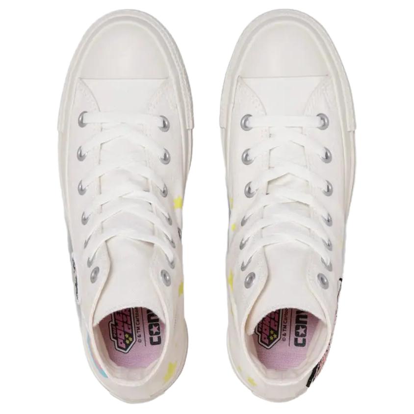 The Powerpuff Girls x Converse Chuck Taylor All Star Chunkyline High GS White Pink Kids Sneakers 31312820