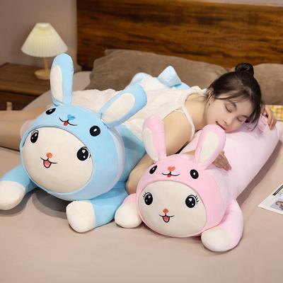 Lying Rabbit Pillow Plush Toy Bunny Doll Girls Sleeping Soothing Ragdoll Valentine's Day Gift