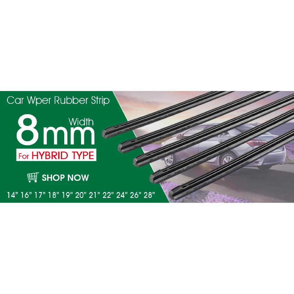 BEMOST Universal U-Type Car Wiper Blade 14"16"17"18"19"20"21"22"24"26" U Hook Windscreen Windshield Rubber Hybrid Auto Wipers