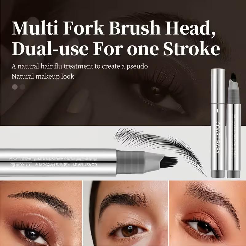 Plush long-lasting makeup water eyebrow pencil waterproof sweat-proof quick-drying eyebrow pencil natural wild eyebrow fashionable cosmetics for