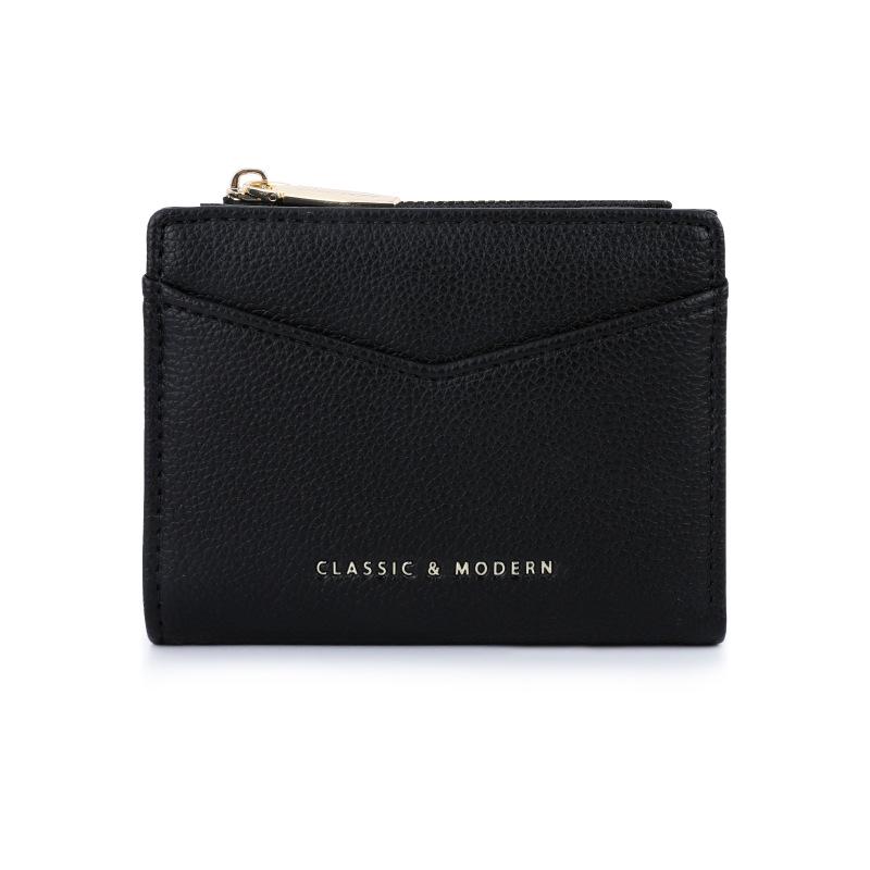 Tailian Lychee Pattern Women's Short Wallet with Multi-Card Slots and Coin Purse