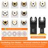 5/6pcs Titanium Swing Saw Blade Kit Bimetallic Swing Saw Blade Multi Blade Sharp Wear Resistant Fast Cutting Blade