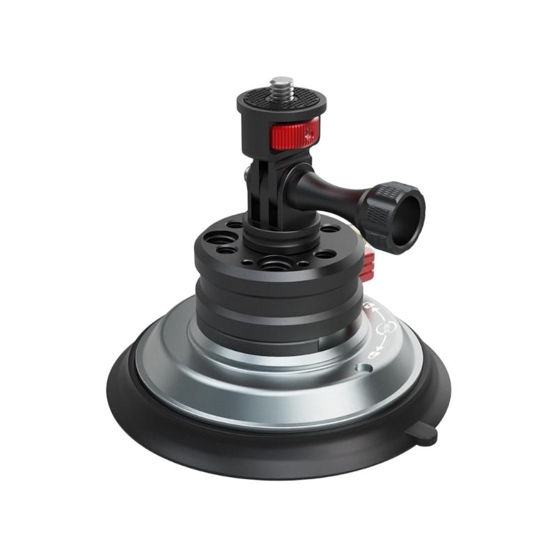 Quick Install Alloy Car Camera Holder Featuring 360 Rotate And Strong Suction For Stable On Vehicles