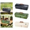 Tool Box Latch Closure Non Slip Handle Multifunctional Tool Box Empty Tool Box