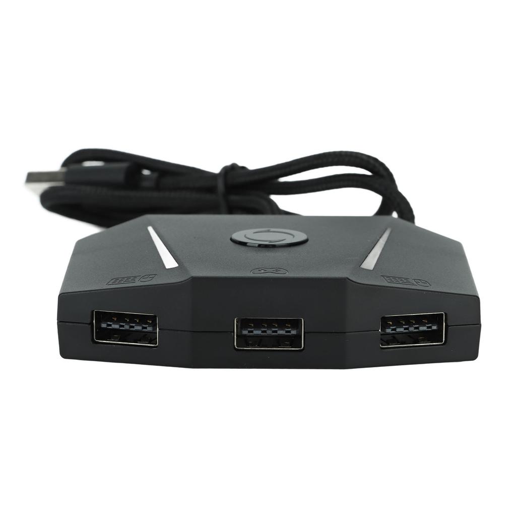 Keyboard Mouse Converter Plug and Play Game Controller Adapter with 3.5mm Sound Jack for Xbox One