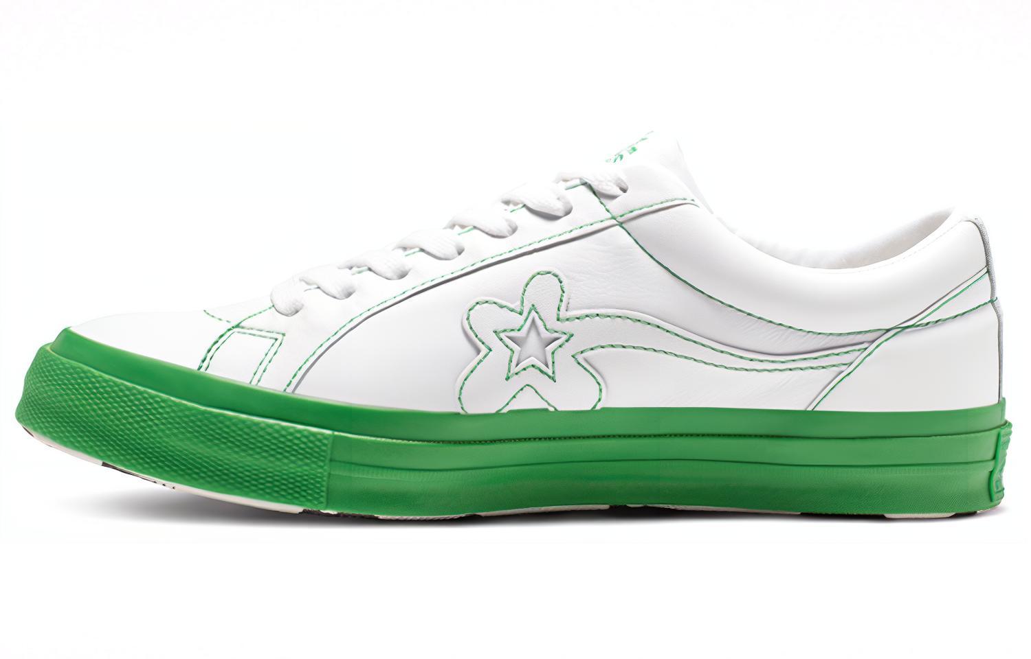 One Star Golf Le Fleur x One Star Converse Ox Kelly Green 164025C 35