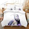 Yoisaki Kanade Bedding Set Cartoon Anime Three-piece Set Adult Kid Bedroom Duvetcover Sets 3D Kawaii Girl Colcha De Verano Cama