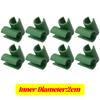 5/50x Plant Support Trellis Connector Fixed Cross Clip Stake Clips Reusable Cross Buckle for Plant Grafting Frame Rod Connection