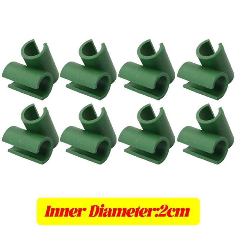 5/50x Plant Support Trellis Connector Fixed Cross Clip Stake Clips Reusable Cross Buckle for Plant Grafting Frame Rod Connection