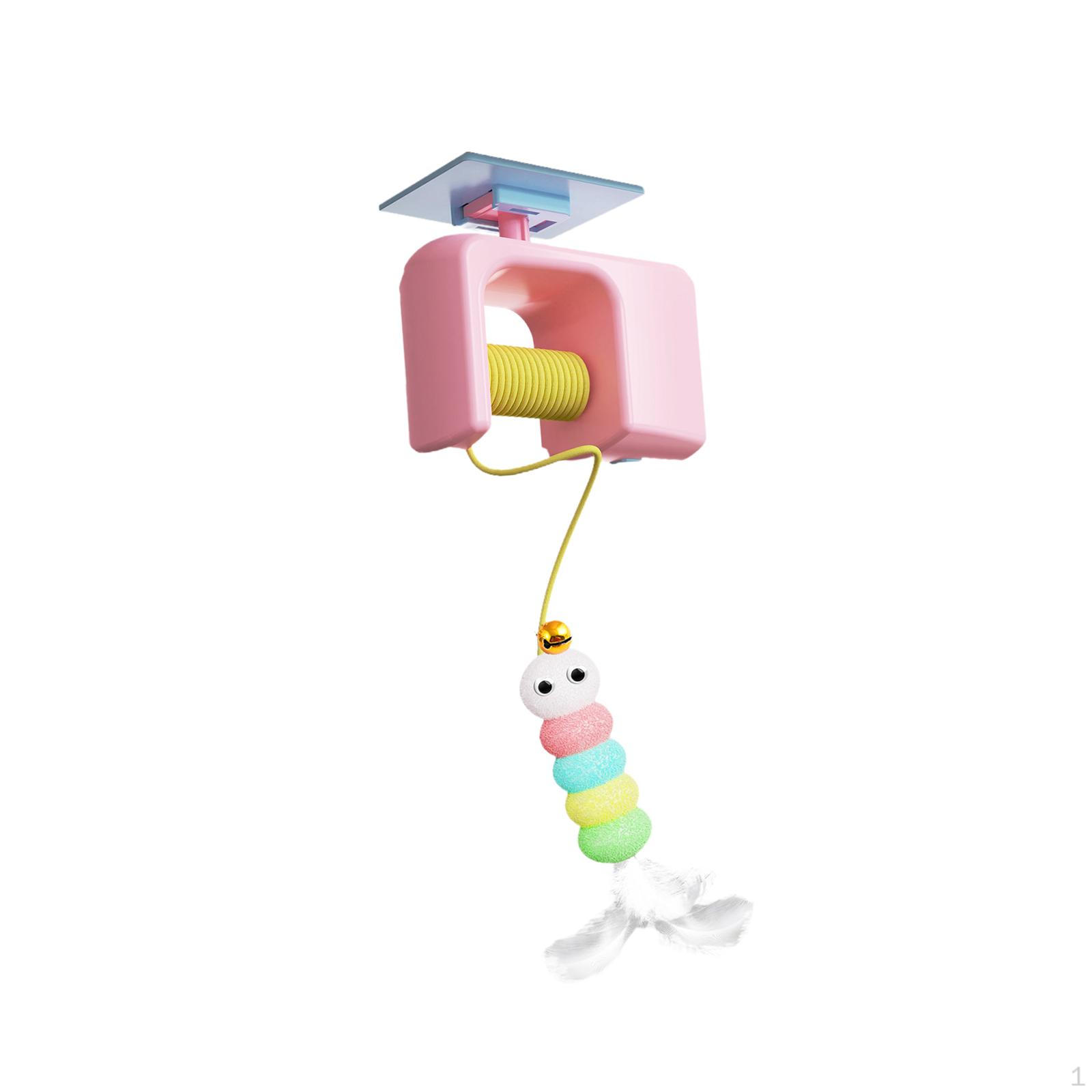 

Подвесная игрушка-дразнилка для кошек, веревочка, автоматическая, забавная, для всех пород, эластичная веревка, для ловли котят