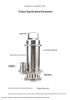 Stainless Steel 304 High Head Submersible Sewage and Chemical Water Pump (220/380V)
