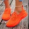 Women's Breathable Mesh Low-Top Sneakers - Comfortable Round Toe Walking Shoes for Daily Wear