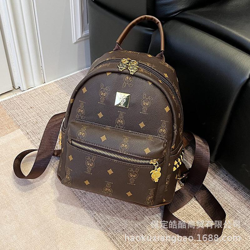 Backpack Women's Design Sense Niche Leisure 2025 New Fashion Student School Bag Premium Sense Lightweight Travel Backpack