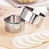 3Pcs Stainless Steel Dough Cutter Dumplings Molds Round Cookie Biscuit Cutters Circle Pastry Cutters Baking Circle Ring Molds