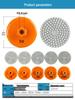 Integrated Tile Edge Grinding & Polishing Disc for Stone, Marble, Quartz, Chamfering, and Dry Trimming