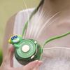Portable Handheld Fan Mini Hanging with Adjustable Lanyard, USB Rechargeable, 3 Wind Speeds, Quiet Personal Fan for Kids, Women, Outdoor, Home,