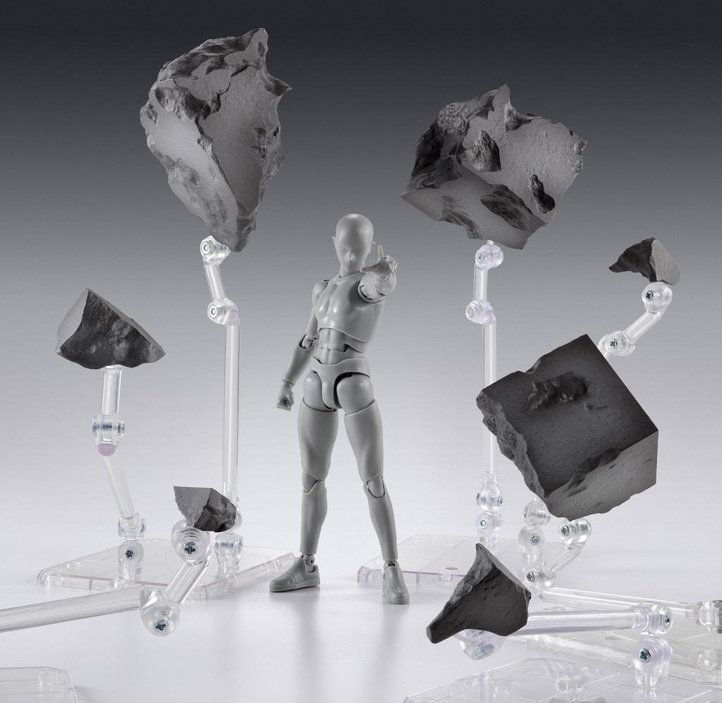 TAMASHII NATIONS Tamashii EFFECT Concrete Crash for approximately ABS painted figure effect parts S.H.Figuarts, 165mm,