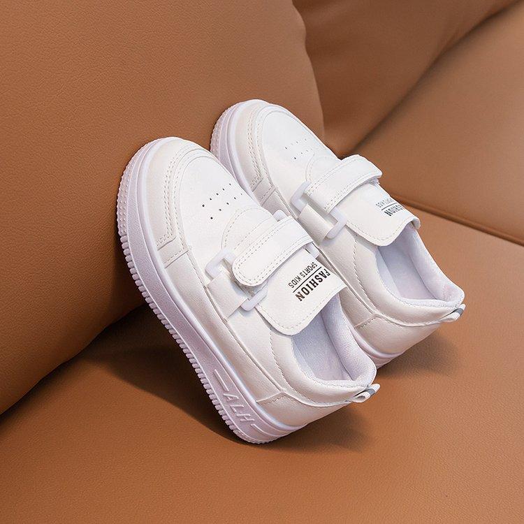 Girls casual little white shoes new comfortable boys sports shoes baby board shoes soft sole medium children children white shoes