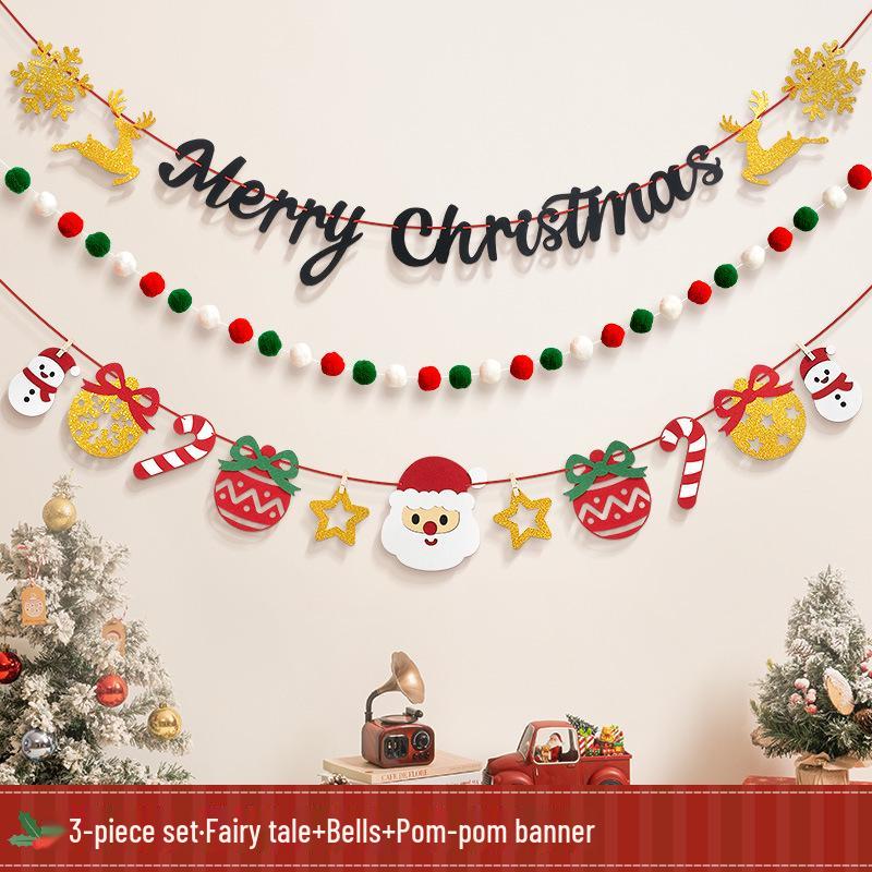 Christmas Tree Ornaments: Festive Banners, Lights & Hanging Decorations