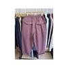 Yinmu Autumn High Waist Loose Plus Size Cotton Harem Pants