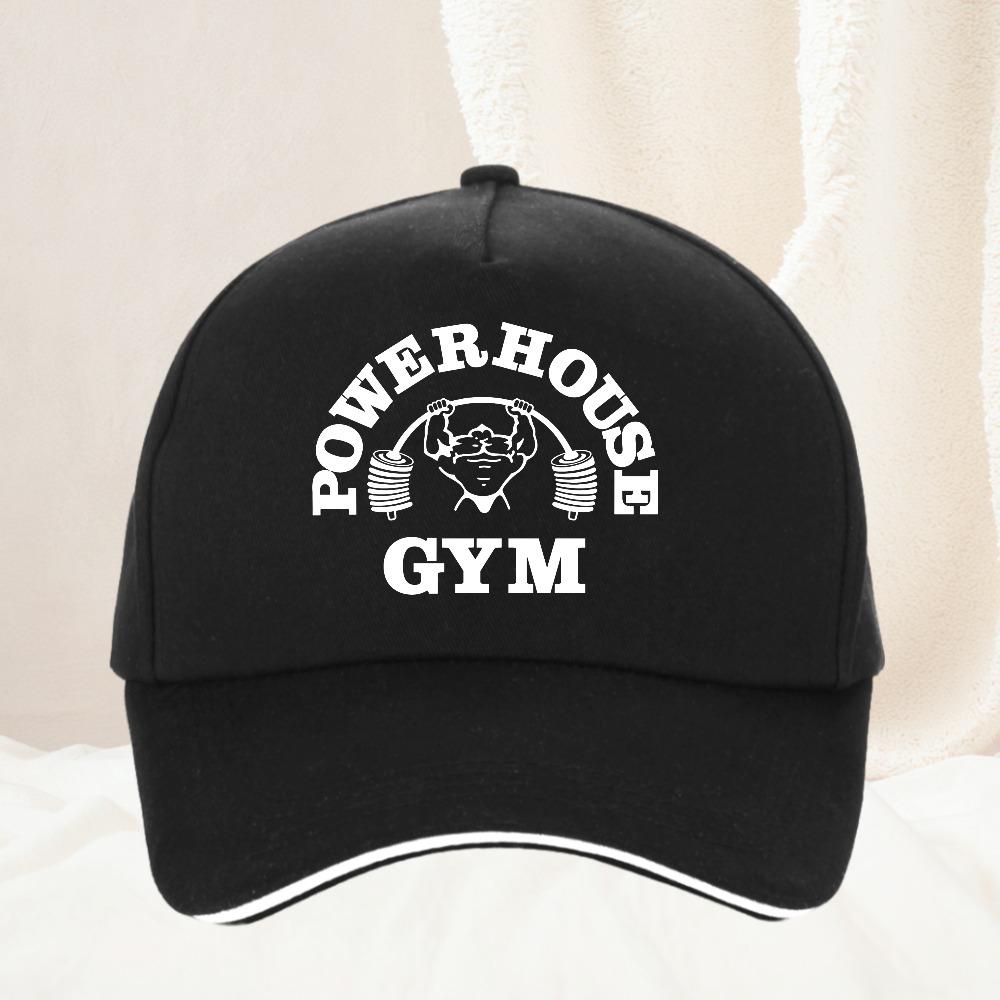 Classic Unisex Powerhouse Gym Baseball Caps for Unisex Women Summer Adjustable Baseball Hat Funny Sun Protection golo Caps