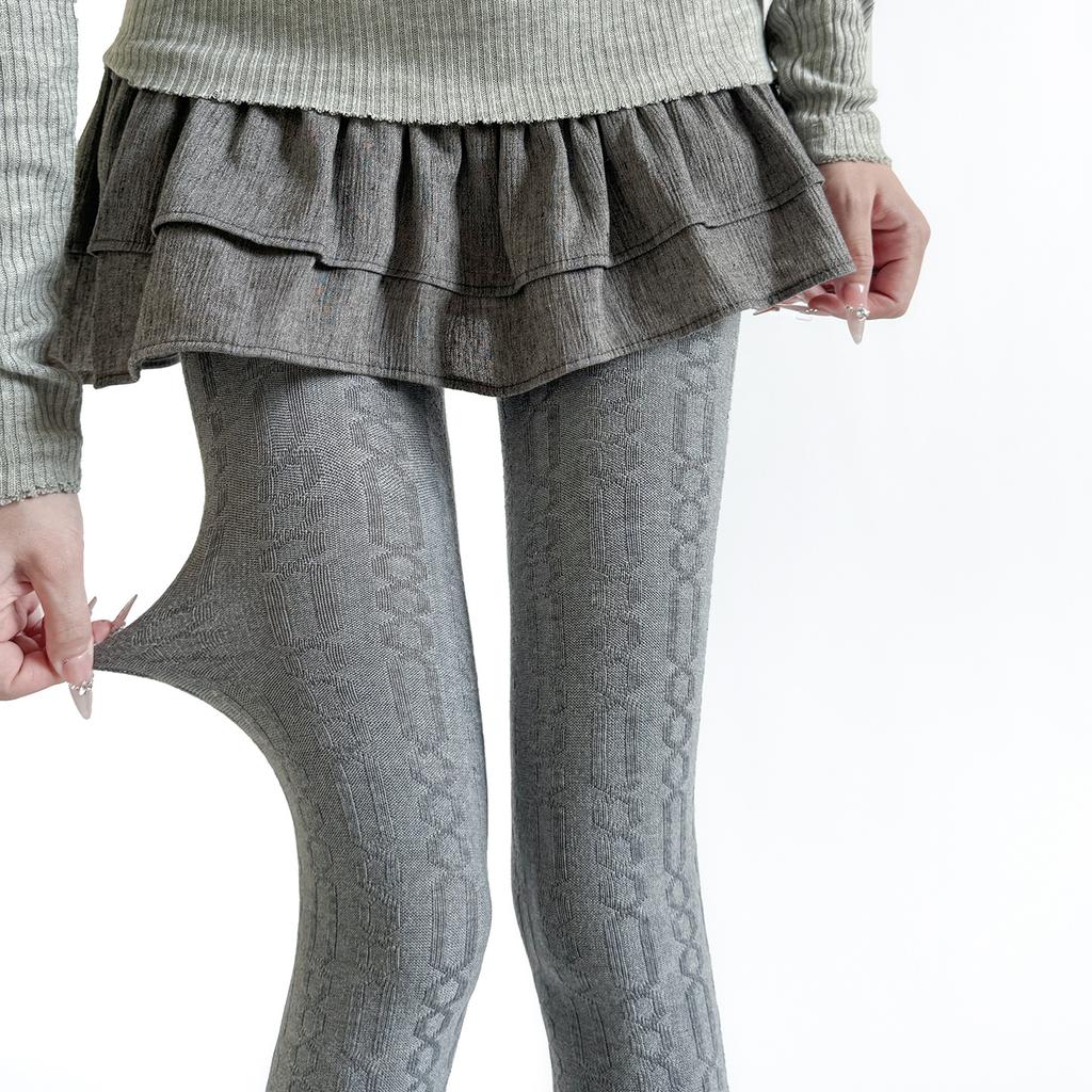 Women Tights Wool Cashmere Warm Thigh High Stockings Pantyhose Sexy Lingerie Hosiery Tight Pantyhose Leggings Autumn and Winter