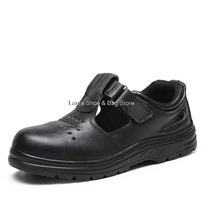 Fashion Male Safety Work Boots Men Steel Toe Sneaker Breathable Anti-puncture Indestructible Safety Shoes Work Shoes Man Sandals Women