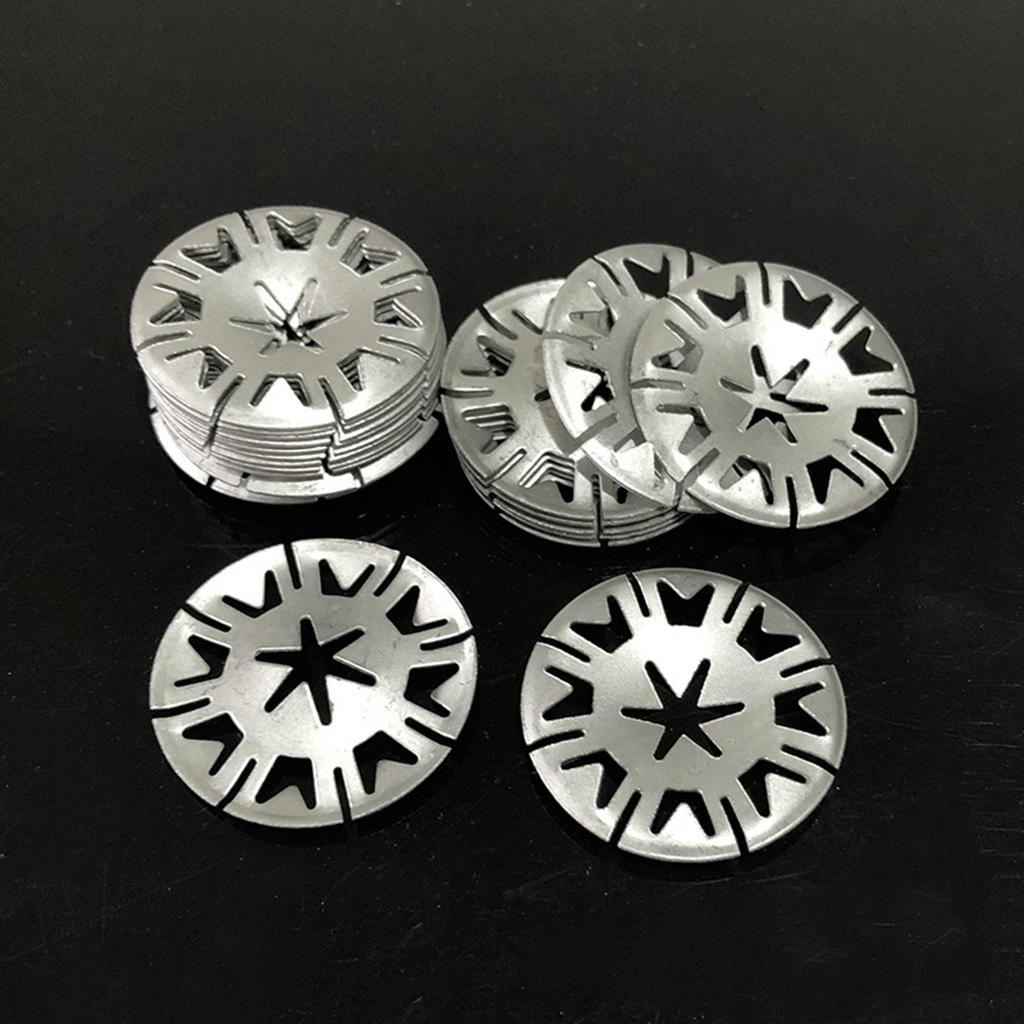 Heat Shield Clips Exhaust Heat Shield Clips Metal Locking Star Washers Underbody Heat Shield Fasteners 30mm