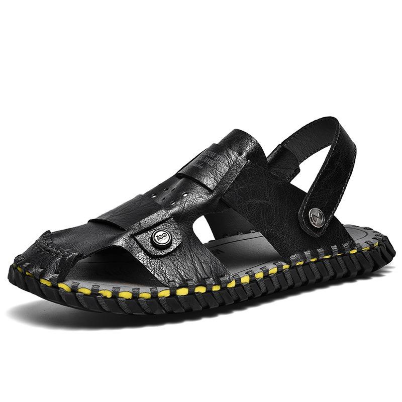 Baotou Slippers Men's New Summer Outdoor Beach Sandals Men's Trend Men's Shoes Sewing Men's
