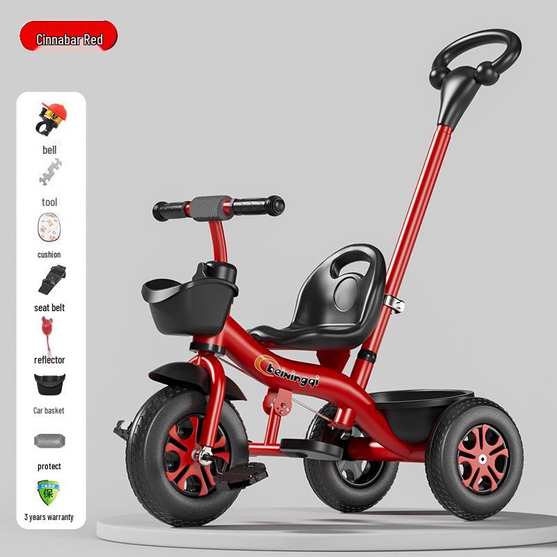 Children's Tricycle & Stroller: Infant Toddler Pedal and Walker