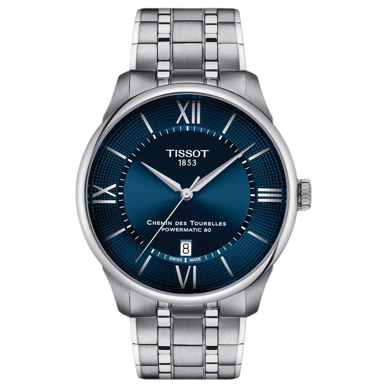 TISSOT Men s Tourelles Collection Watch T139.407.11.048.00 Blue Dial