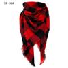 Sciarpa a scialle triangolare a quadri in finto cachemire stile europeo americano - Scaldacollo alla moda versatile per primavera, autunno, inverno