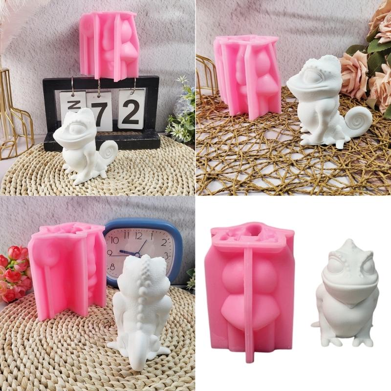 3D Animal Shape Silicone Candle Molds Animal Shape Resin Silicone Molds for Epoxy Resin Candle Making Gypsum Decoration