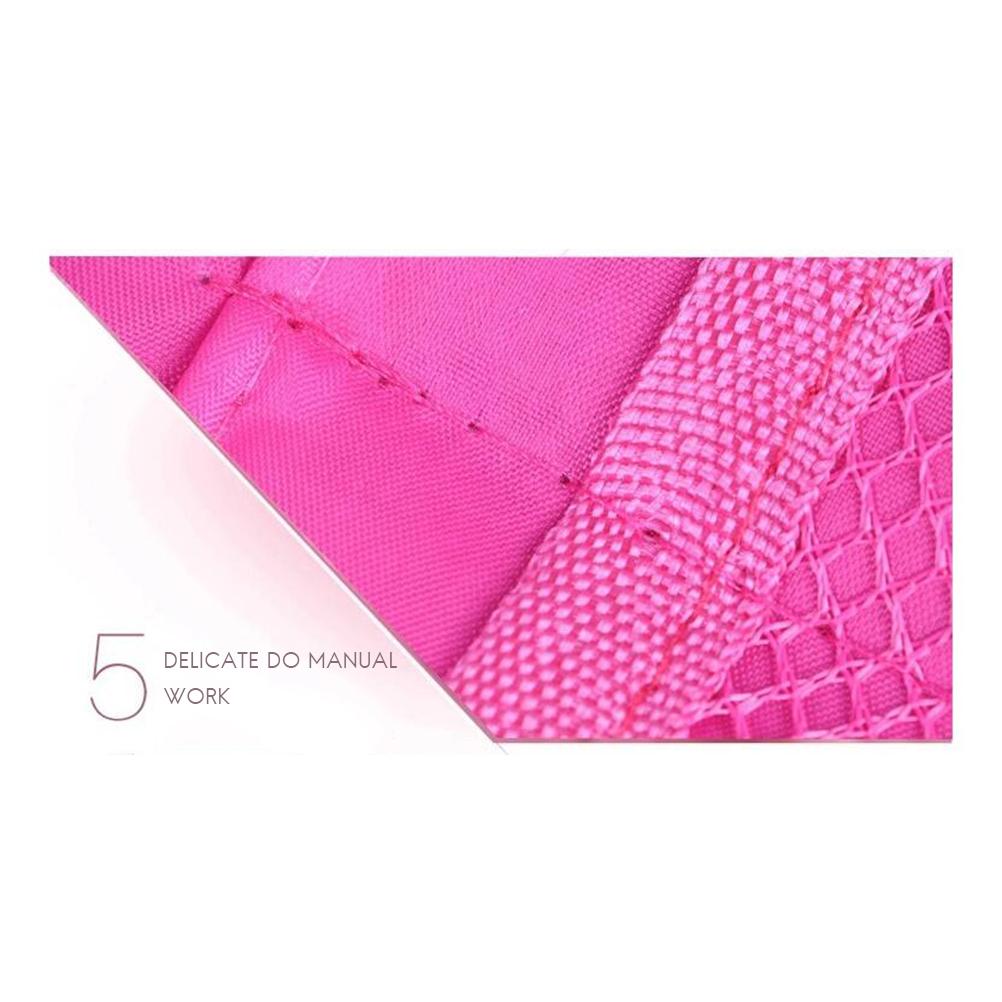 Women Multifunction Makeup Handbag Various Pockets Large Cosmetic Handbag Organizer for Travel Pink