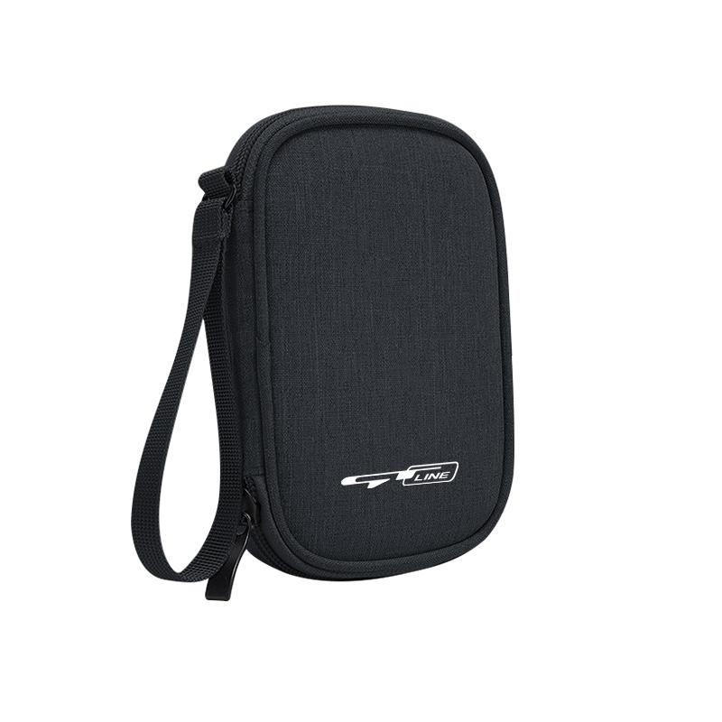 Portable Car Travel Storage Bag Keys Earphone Card Pouch Auto Interiors For Kia KN GT-Line Sportage Ceed Rio Picanto Sorento tkjzm00