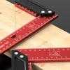 Multi-Angle Measuring Ruler, Carpenter Square, Combination Framing Square, 45/90 Degrees, L Square for Recise Measuring Drawing