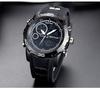 Sanda Multifunctional Waterproof Sports Watch for Students and Men - Black Technology Style