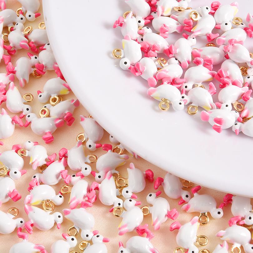 1pcs Fashion Girl Pendant Kawaii Animal Polar Bear Cat Charms For Jewelry Making Bracelets Keychains y2k Style Oil Drip Pendants