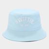 New SWIFTIE embroidered bucket hat trendy summer fashion fans fan hat couple sunscreen basin hat breathable