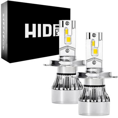 HID-YA H4 LED Headlight, Explosive Light, Halogen, Bulb Color, Compatible with Vehicle Inspections, 28500cd