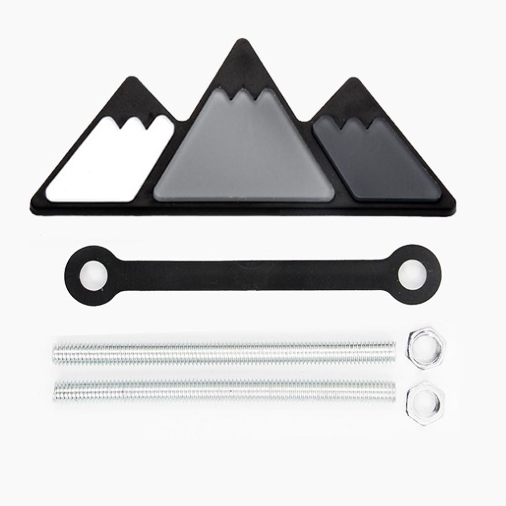 3 Colors Grille Badge Emblem For Toyota TRD Tundra 4Runner Tacoma Highlande Rav4 Strip Of Air Inlet Grille Auto Accessories
