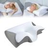 Comfortable Memory Foam Neck Pillow For Home Sleep With Supportive Design And Ergonomic Shape