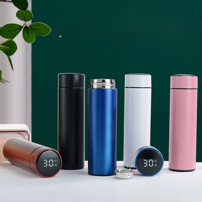 Temperature Display Thermos Cup 304 Stainless Steel Vacuum Straight Cup Business Gift