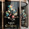 Christmas Tree Ornaments & Window Clings Set: Festive Static Stickers for Glass, Doors, and Holiday Decor