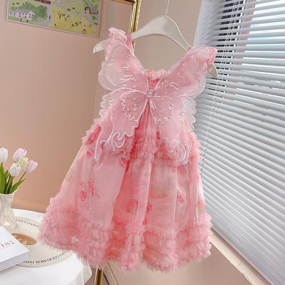 Children's Skirts Children Summer Dresses Girls Butterfly Princess Dress Girls' Skirt